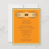 ハロウィーンボール衣装パーティの招待状 招待状 (正面)