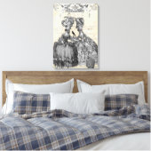 ハロウィーンボール キャンバスプリント (インサイチュ (寝室))