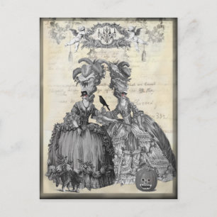 ハロウィーンボール ポストカード