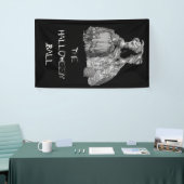 ハロウィーンボール（黒） 横断幕 (トレードショー)