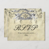 ハロウィーンボールRSVP インビテーションポストカード (正面/裏面)