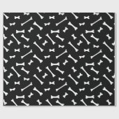 ハロウィーンボーンズ幽霊 ラッピングペーパー (フラット)