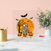 ハロウィーンボーンパンプキン アクリルサイン (ウェディング)