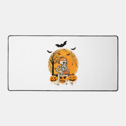 ハロウィーンボーンパンプキン デスクマット (正面)