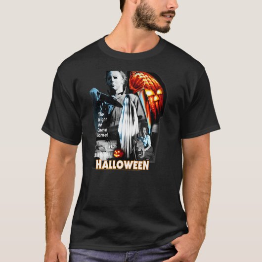 ハロウィーンポスターコラージュ1 Tシャツ (正面)