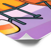 ハロウィーンポスター不気味-,おもしろい&フェスティバルウォールアート ポスター (コーナー)