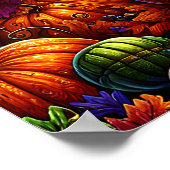 ハロウィーンポスター ポスター (角)