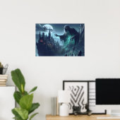 ハロウィーンポスター ポスター (ホームオフィス)