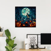 ハロウィーンポスター ポスター (ホームオフィス)