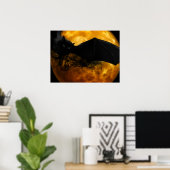 ハロウィーンポスター – 怖いこうもり ポスター (ホームオフィス)