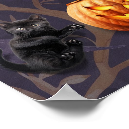 ハロウィーンポスタ素晴らしー – トリックまたはトリートデコール ポスター (角)