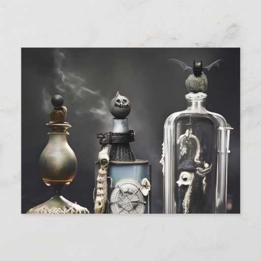 ハロウィーンポーションボトル ポストカード (正面)