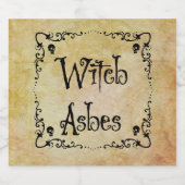 ハロウィーンポーション成分ウィッチアッシュ リキュールボトルラベル (シングルラベル)
