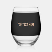 ハロウィーンポートレート：ステムレスワイングラス ステムなしワイングラス (裏面)