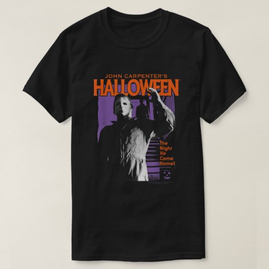 ハロウィーンマイケルポップ・アートのマイヤーズ Tシャツ (デザイン正面)