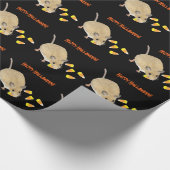 ハロウィーンマウスをキャンディコーンでトリックまたは処理 ラッピングペーパー (角)