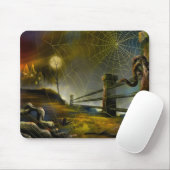 ハロウィーンマウスパッ幽霊のよく出るド/シーン マウスパッド (マウス)