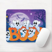 ハロウィーンマウスパッ幽霊のよく出るド/シーン マウスパッド (マウス)