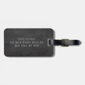 ハロウィーンマカブレー怖い魔女の目 ラゲッジタグ (裏面横)