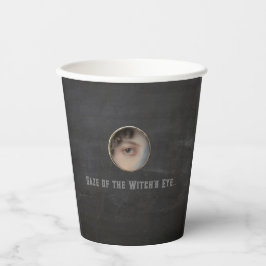 ハロウィーンマカブレー怖い魔女の目 紙コップ