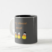 ハロウィーンマグカップとキャンディコーングラフィックス ツートーンマグカップ (正面左)