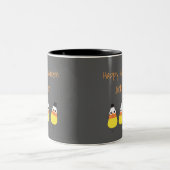 ハロウィーンマグカップとキャンディコーングラフィックス ツートーンマグカップ (中央)