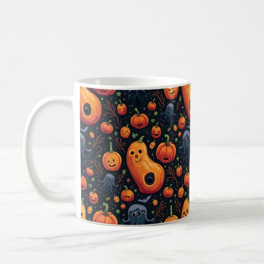 ハロウィーンマグカップ コーヒーマグカップ (左)