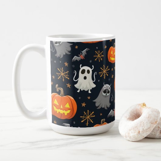 ハロウィーンマグカップ コーヒーマグカップ (ドーナツ)