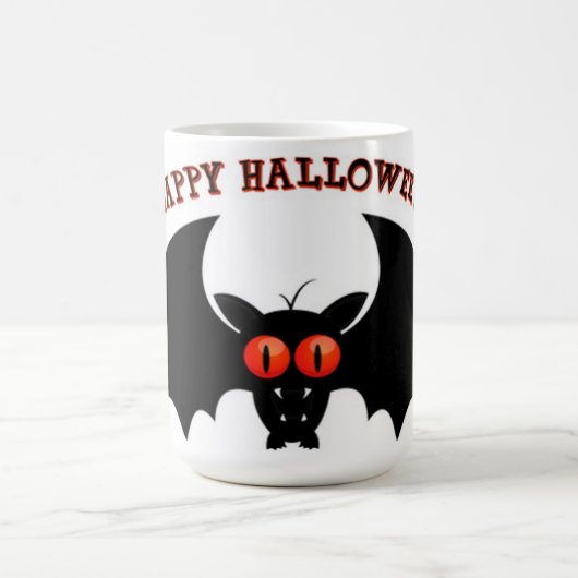 ハロウィーンマグ/こうもり コーヒーマグカップ (中央)