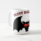 ハロウィーンマグ/こうもり コーヒーマグカップ (正面左)