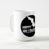 ハロウィーンマグ/こうもり コーヒーマグカップ (正面左)