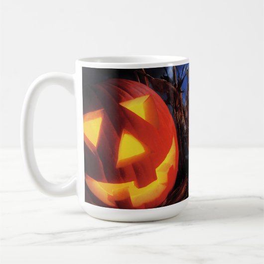 ハロウィーンマグ/パンプキン コーヒーマグカップ (左)