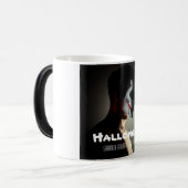 ハロウィーンマグ – 影と強さ モーフィングマグカップ (正面左)