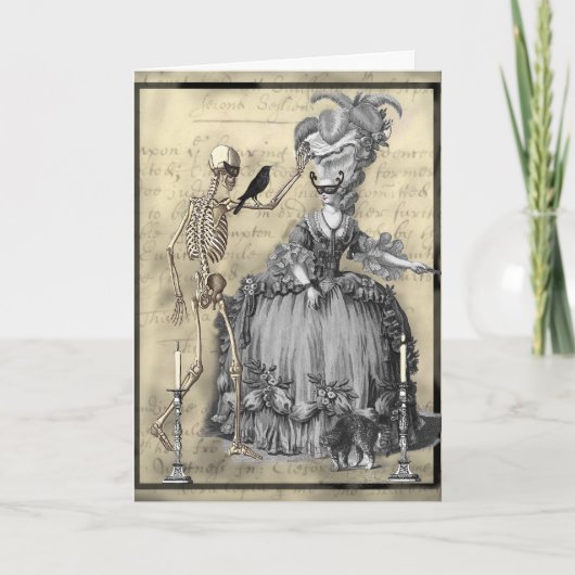 ハロウィーンマスカレードボール カード (正面)