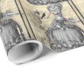 ハロウィーンマスカレードボール ラッピングペーパー (ロールコーナー)