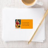 ハロウィーンマスカレードヴィンテージ住所 シール (インサイチュ)