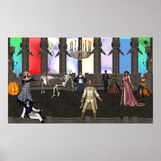 ハロウィーンマスカレード ポスター (正面)