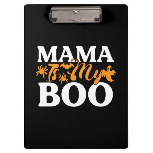 ハロウィーンママは私のブー誕生日 クリップボード (正面)