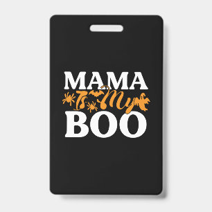 ハロウィーンママは私のブー誕生日 バッジ