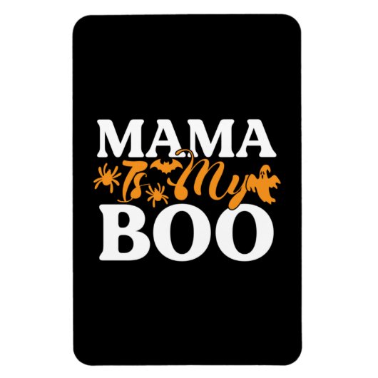 ハロウィーンママは私のブー誕生日 マグネット (縦)