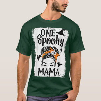 ハロウィーンママ人生めちゃくちゃなパン怖い不気味ママ費用 Tシャツ