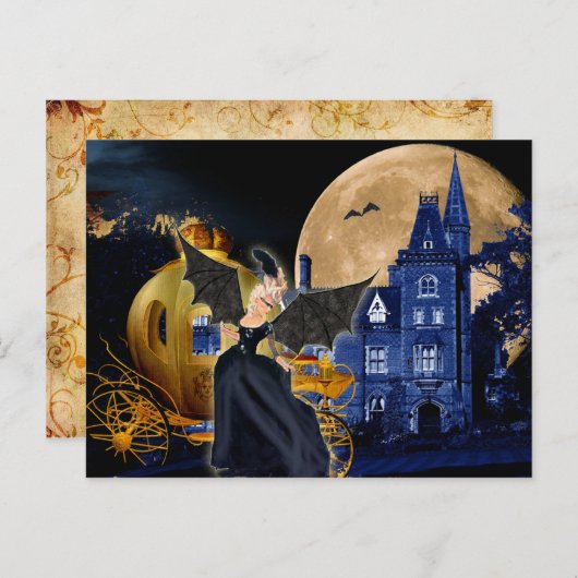 ハロウィーンマリーアントワネット社会異化学会 ポストカード (正面/裏面)