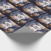 ハロウィーンマルチーズカボチャ怖 ラッピングペーパー (角)