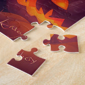 ハロウィーンマルチーズヴァンパイアパンプキンズホラー ジグソーパズル (側面)