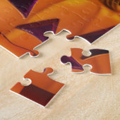 ハロウィーンマルティズヴァンパイアパンプキンズ怖 ジグソーパズル (側面)