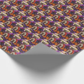 ハロウィーンマルティズヴァンパイアパンプキンズ怖 ラッピングペーパー (角)