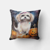 ハロウィーンマルティチズカボチャ怖い クッション (裏面)