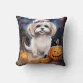 ハロウィーンマルティチズカボチャ怖い クッション (正面)