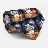 ハロウィーンマルティチズカボチャ怖い ネクタイ (ロール)