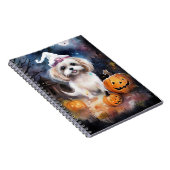 ハロウィーンマルティチズカボチャ怖い ノートブック (右側)